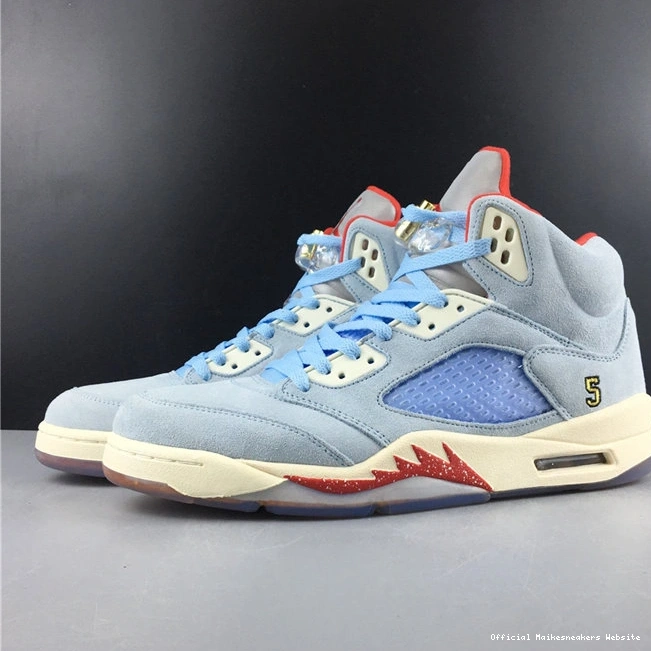 Official Maikesneakers CI1899- 4018 Room Trophy Ice Affordable Blue Jordan5 1013